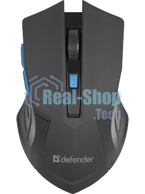 Мышь беспроводная Defender Accura MM-275 синий, 1600 dpi, радиоканал, USB, кнопки - 6