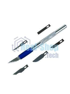 Набор скальпель со сменными лезвиями 7 предметов Rexant