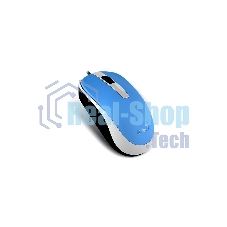 Мышь проводная Genius DX-120 голубой, 1000 dpi, USB, кнопки - 3