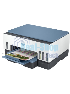 МФУ струйное HP Smart Tank 725 All-in-One (28B51A), A4, цветной, печ. 15 стр/мин. (ч/б) 9 стр/мин. (цвет), 1200x1200 dpi, Bluetooth, USB Type-A, Wi-Fi