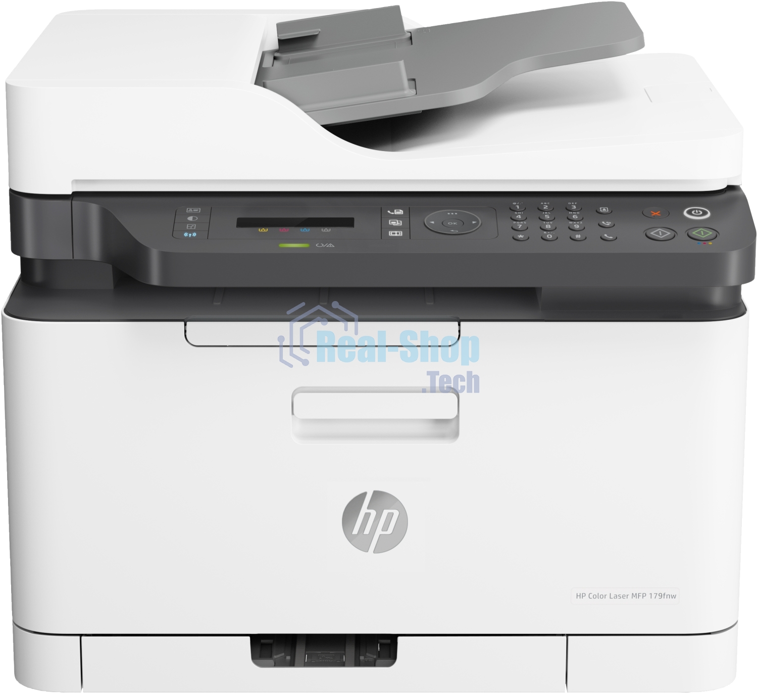 МФУ лазерное HP Color LaserJet 179fnw (4ZB97A), А4, цветной, печ. до 18 стр/мин. (ч/б) до 4 стр/мин. (цвет), скан. до 15 стр/мин. (ч/б) 6 стр/мин. (цвет), 600x600dpi, USB, RJ-45, Wi-Fi, Air Print, Mopria