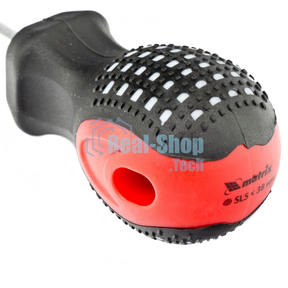 Отвертка Matrix Fusion 11402 SL5,0 х 38 мм, CrV, 3-х компонентная рукоятка 
