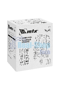 Лазерный уровень MTX CRL-30R, 30 м, красный луч, батарейки, резьба 5/8