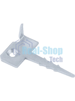 Крепление террасной доски Сибртех КЛЮЧ, 2мм, 60мм х 30мм, цинк