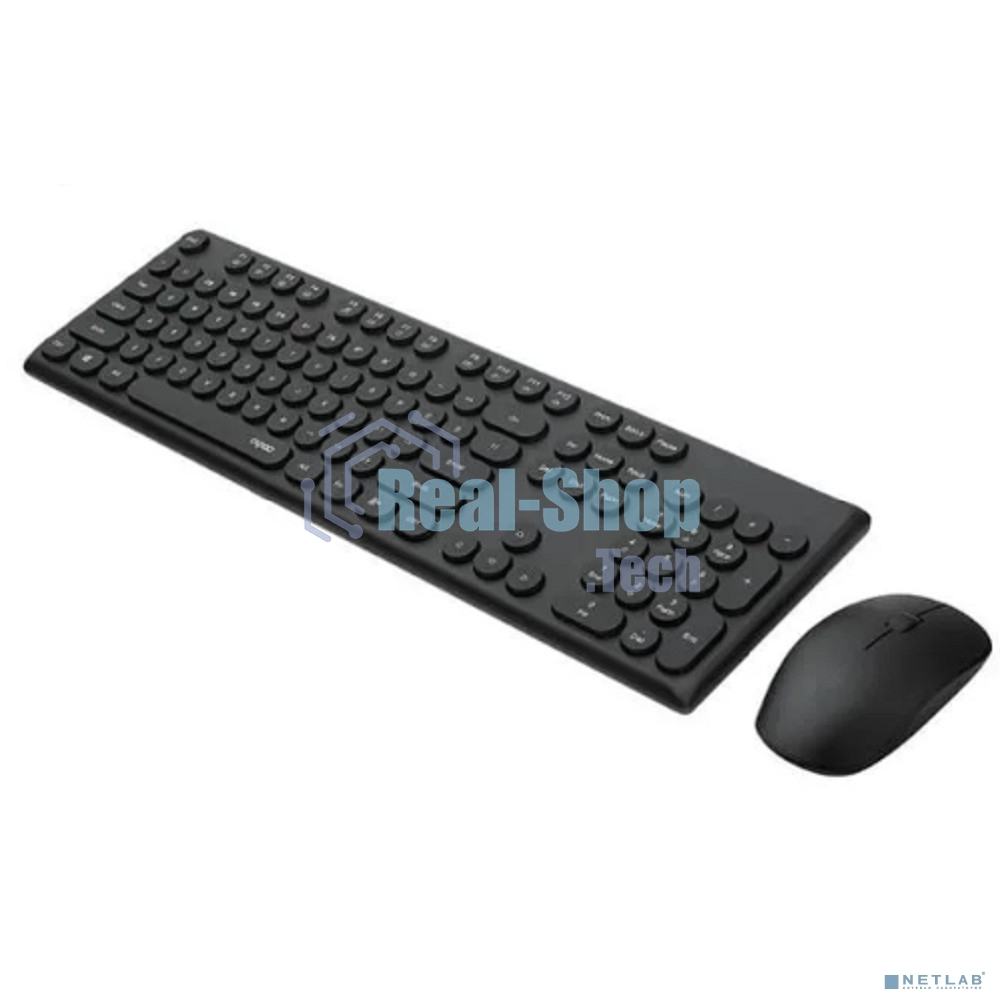 Комплект клавиатура+мышь Rapoo X260S беспроводной, USB, 1000 DPI, чёрный