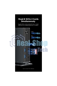 Мультифункциональная док-станция Vention USB Type C 14 в 1 с поддержкой Thunderbolt 4