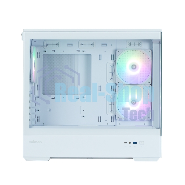 Компьютерный корпус ZALMAN P30 V2, MATX, белый, WINDOW, 2x3.5