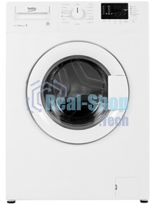Стиральная машина Beko WRE55P2BWW белый, загрузка фронтальная 5 кг, 1000 об/мин, класс A