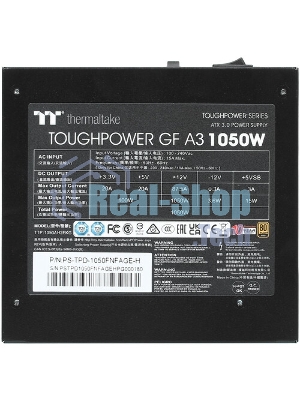 Блок питания Thermaltake Toughpower GF A3 1050 PS-TPD-1050FNFAGE-H PS-TPD-1050FNFAGE-H 1050W, 80 Plus Gold, полностью модульный