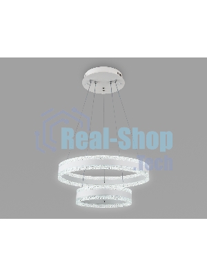 Светильник Ambrella light FA6175/2 WH белый 108W 3000K+6400K/3000K/6400K/4200K+4200K D500*630 (ПДУ РАДИО 2.4G)