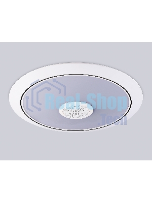 Музыкальный светодиодный светильник Ambrella light FZ710 WH белый IP20 40W 3000-6500K+RGB Music 370*56 (ПДУ ИК)