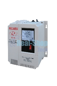 Стабилизаторы напряжения Ресанта АСН-1 500 Н/1-Ц 63/6/20 Стабилизатор Lux 220В±8%, Габариты 206х133х230, Вес 4,5кг