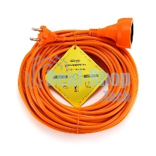 Удлинитель в бухте PowerCube 10А/2,2 кВт, 1 розетка, 20 м, оранжевый