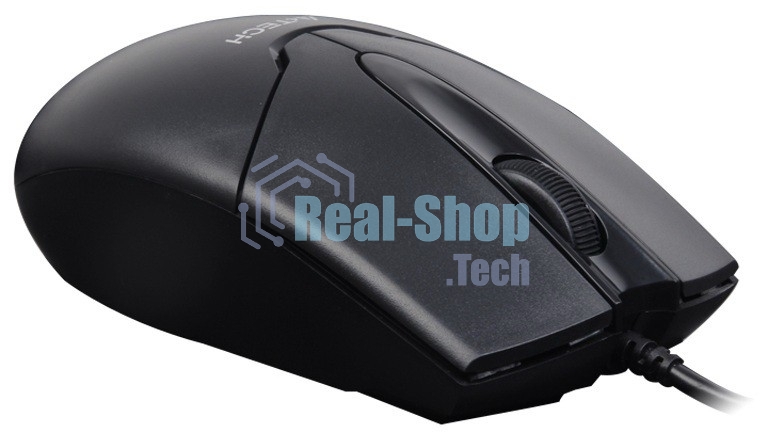 Мышь проводная A4Tech OP-550NU черный, 1000 dpi, USB, кнопки - 3