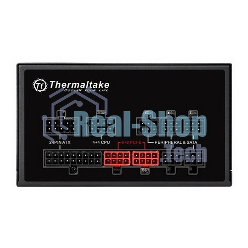 Блок питания Thermaltake Smart Pro RGb (PS-SPR-0750FPCBEU-R), 750Вт, 80 PLUS Bronze, 140мм, модульный, черный