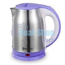 Чайник электрический Sakura SA-2147P (1.8) нерж+фиолет д