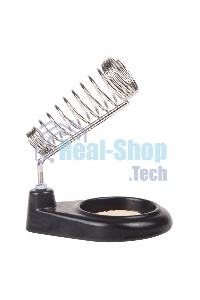 Подставка под паяльник Rexant, чугун, ниша круглая, губка