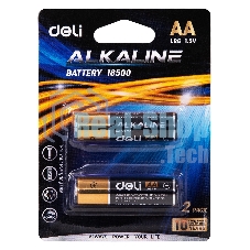 Батарея Deli E18500 AA (2шт) блистер