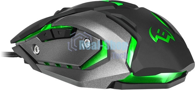 Мышь проводная SVEN RX-G740 черный, 2400 dpi, USB, кнопки - 6
