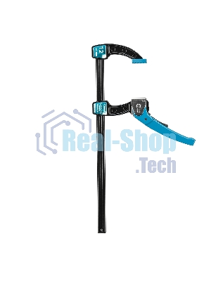 Струбцина реечная Gross быстрозажимная, металлический корпус, рычажный храповый механизм, 12