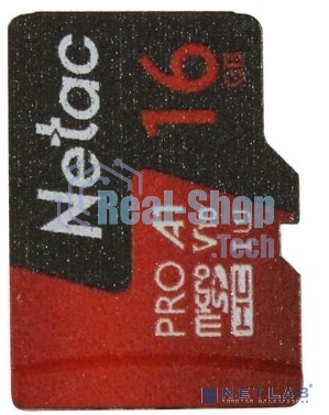 Флеш карта Netac MicroSD P500 Extreme Pro 16Gb, Retail version card only