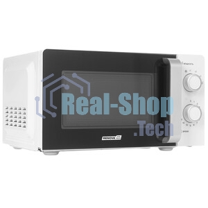 Микроволновая печь Renova MMS-20W1 белый/черный, 20 л, 700 Вт, переключатели - поворотный механизм