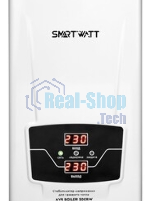 Стабилизатор напряжения для газового котла SMARTWATT AVR BOILER 500RW (140W - 260W, 500VA, 0.5 кВт, 50 Гц, розеток - 1,