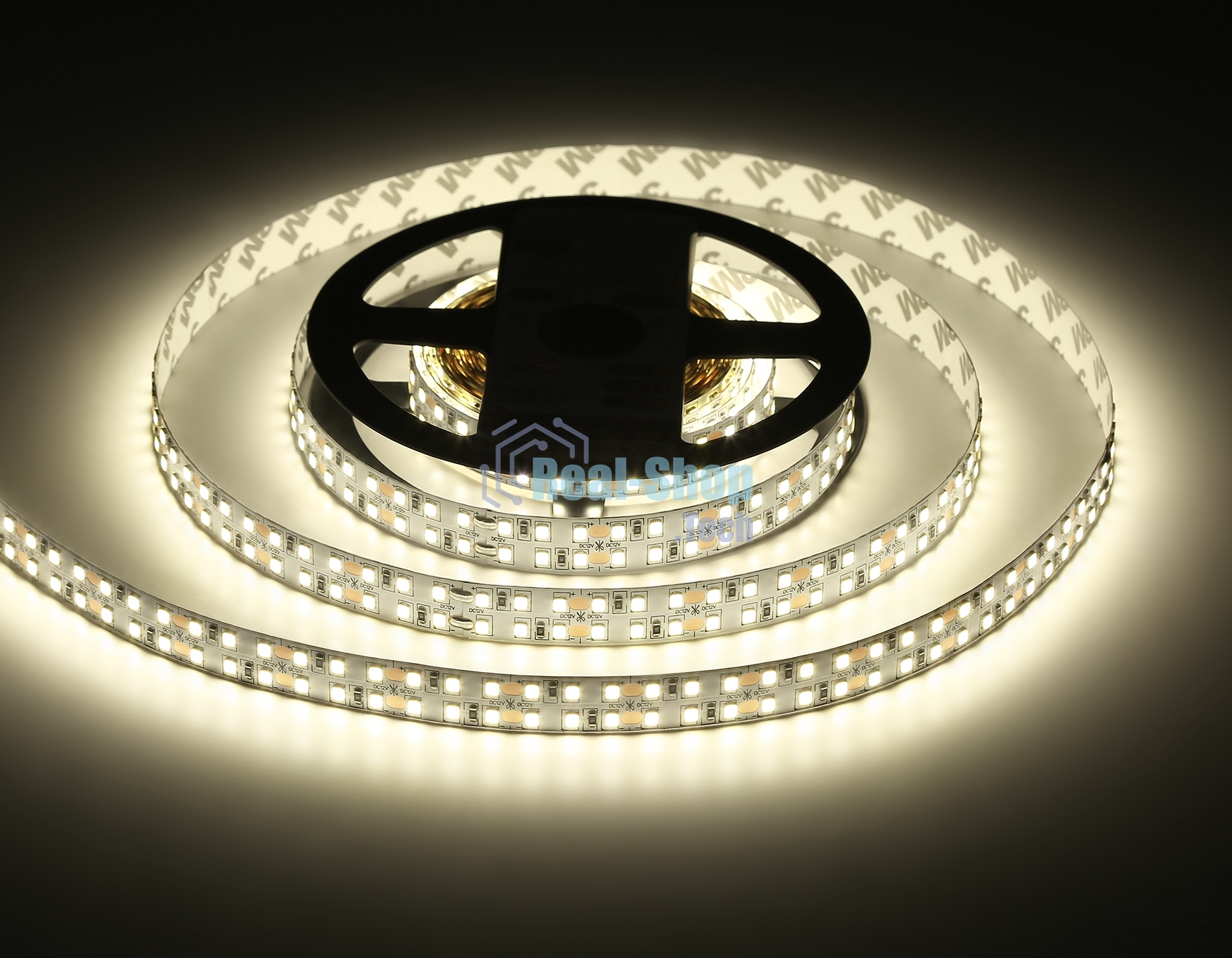 Светодиодная лента Ambrella light GS1602 2835 240Led/ 19.2W m/ 12V IP20 4500K/ 5000*14*1.2mm (2 конт.)
