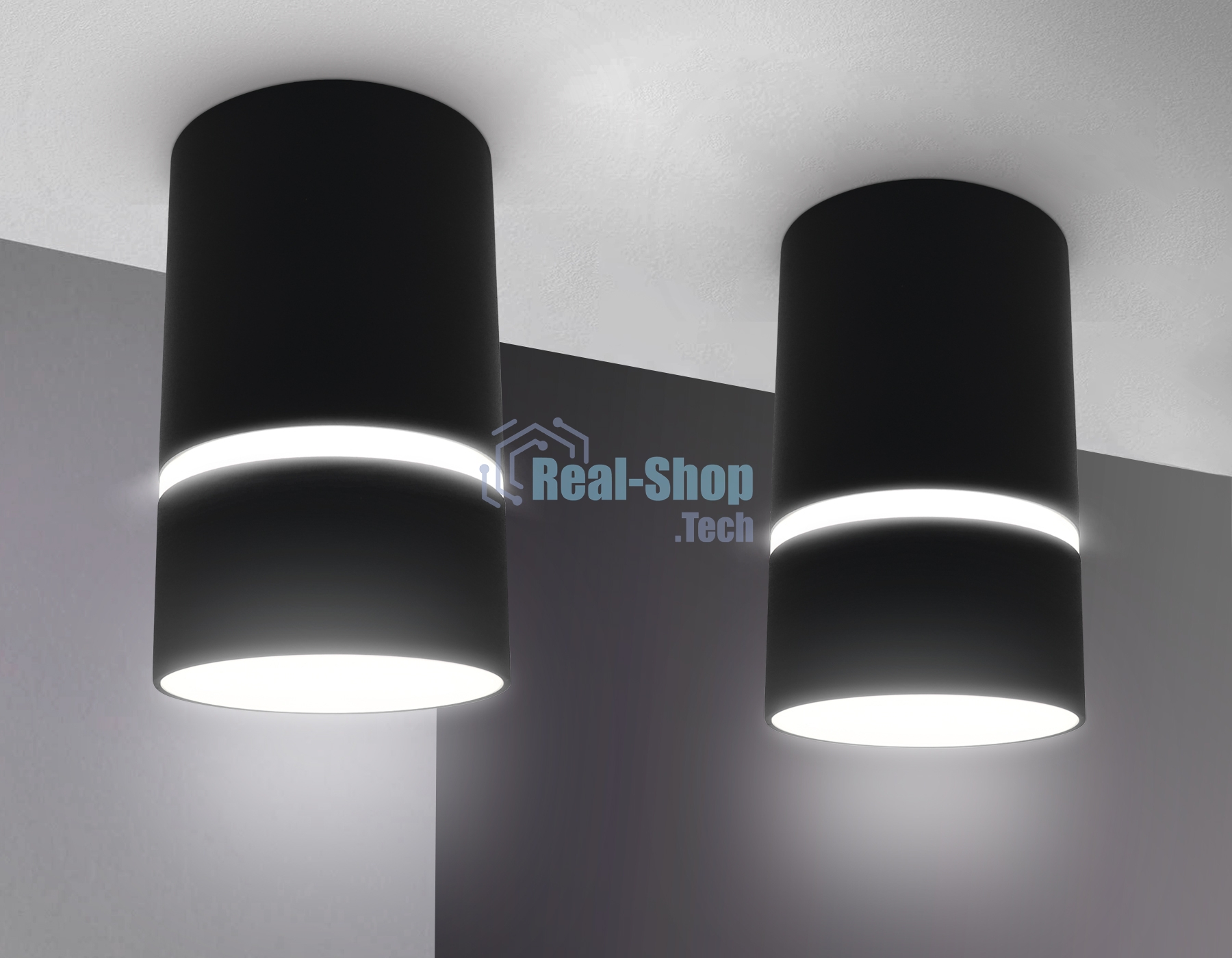 Светильник Ambrella light TN3412 SBK черный песок GU5.3 D65*105