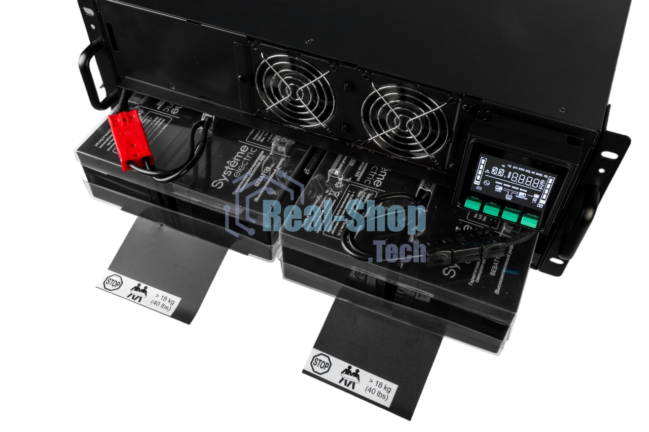 Источник бесперебойного питания Systeme Electric Smart-Save Online SRT SRTSE5KRTXLIG2 / 5000 ВА / 5000 Вт / 5 x IEC 320 C13, 3 x IEC 320 С19
