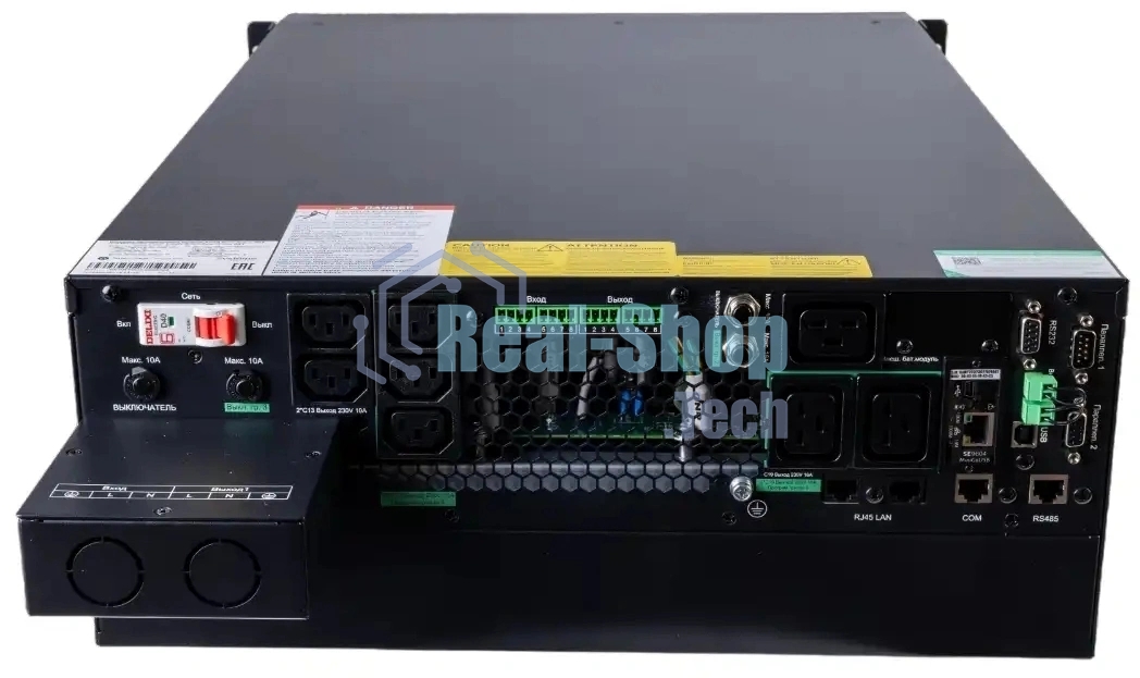 Источник бесперебойного питания Systeme Electric Smart-Save Online SRT SRTSE5KRTXLIG2-NC / 5000 ВА / 5000 Вт / 5 x IEC 320 C13, 3 x IEC 320 С19
