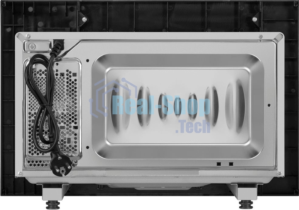 Встраиваемая микроволновая печь Maunfeld JBMO820GS01 нержавеющая сталь, 20 л, 700 Вт, переключатели - кнопки, поворотный механизм