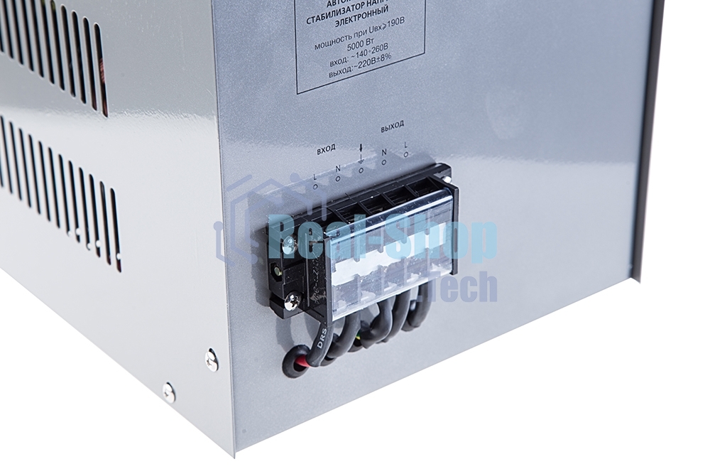 Стабилизатор напряжения АСН-5000/1-Ц 1ф 5кВт IP20 релейный Ресанта 63/6/6