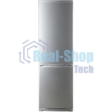 Холодильник Atlant ХМ-6024-080 серебристый двухкамерный 246/101л морозилка снизу