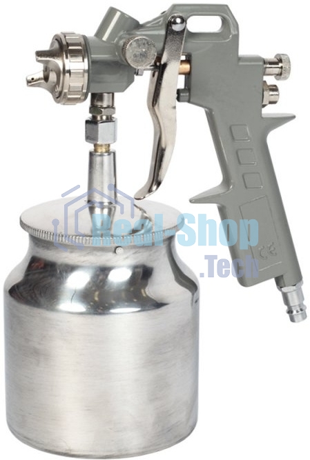 Краскопульт пневматический PATRIOT LV 162В. н/б 1,0 л, сопло 1,5 мм,141- 200 л/мин, быстросъем 1/4