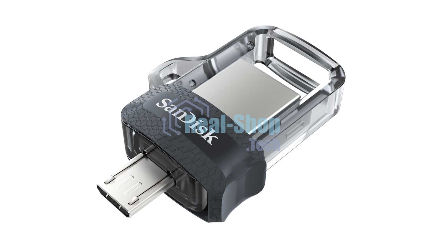 Флешка USB SanDisk DD3 Ultra (SDDD3-032G-G46), 32Gb, USB 3.0/microUSB, R/W 130/30, черный