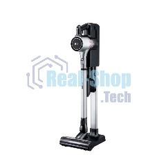 Пылесос вертикальный LG A9N-CORE серебристый, питание от аккумулятора, 160 Вт, уборка сухая, пылесборник 0.44 л, работа от АКБ max 50 мин