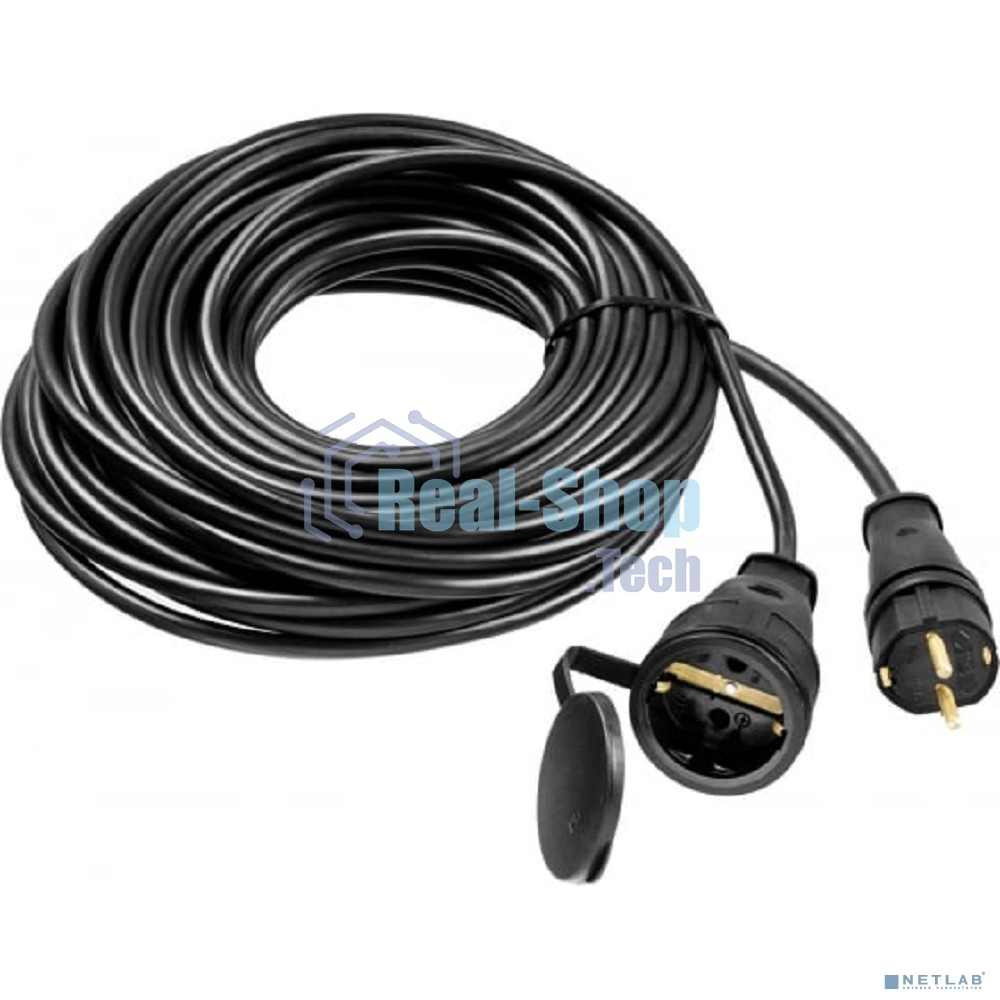 Удлинитель-шнур RC 315, 20 м, 3700 Вт, 1 гнездо, IP44, КГ 3х1,5 мм2, STAYER