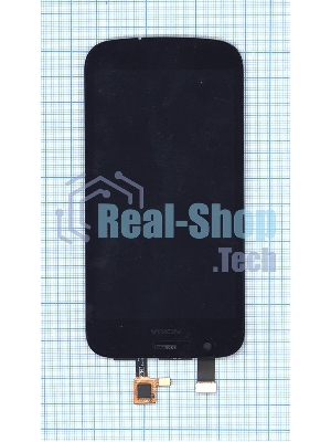 Дисплей для Nokia 1, черный