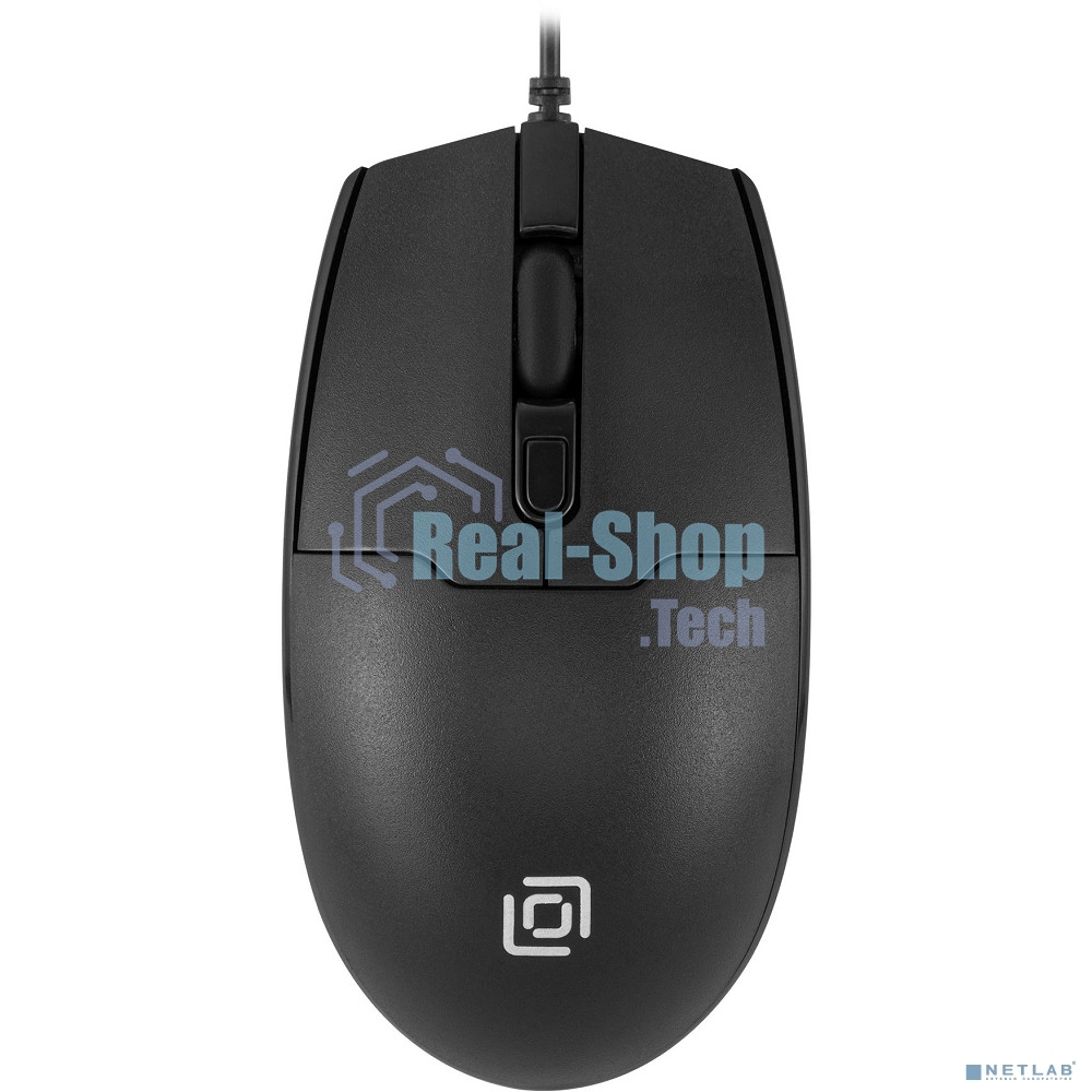 Мышь проводная Oklick 147M V2 черный, 2000 dpi, USB, кнопки - 4