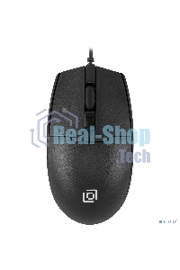 Мышь проводная Oklick 147M V2 черный, 2000 dpi, USB, кнопки - 4