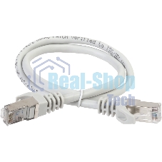 Коммутационный шнур (патч-корд), кат.5Е FTP, 0,5м, серый ITK PC01-C5EF-05M