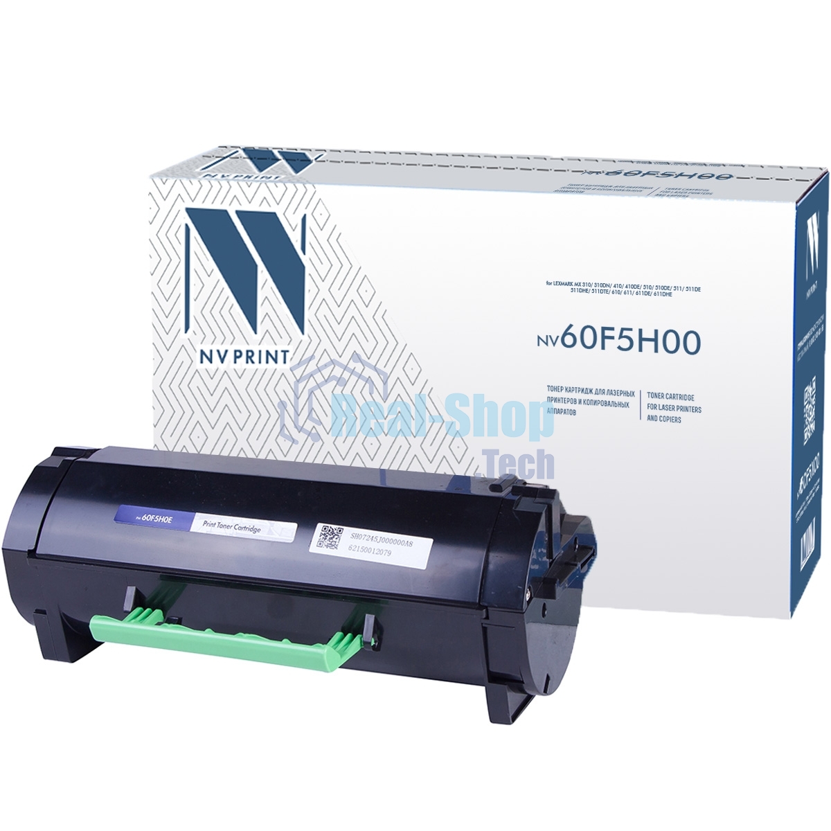 Картридж NVPrint совместимый 60F5H00 для Lexmark MX310dn/MX410de/MX510de/MX511dte/MX611dhe/MX611de/