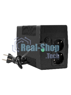 Источник бесперебойного питания ExeGate Smart LB-850.LCD.AVR.2SH (850VA/510W, LCD, AVR, 2*Schuko, батарея 12V 9Ah, черный)
