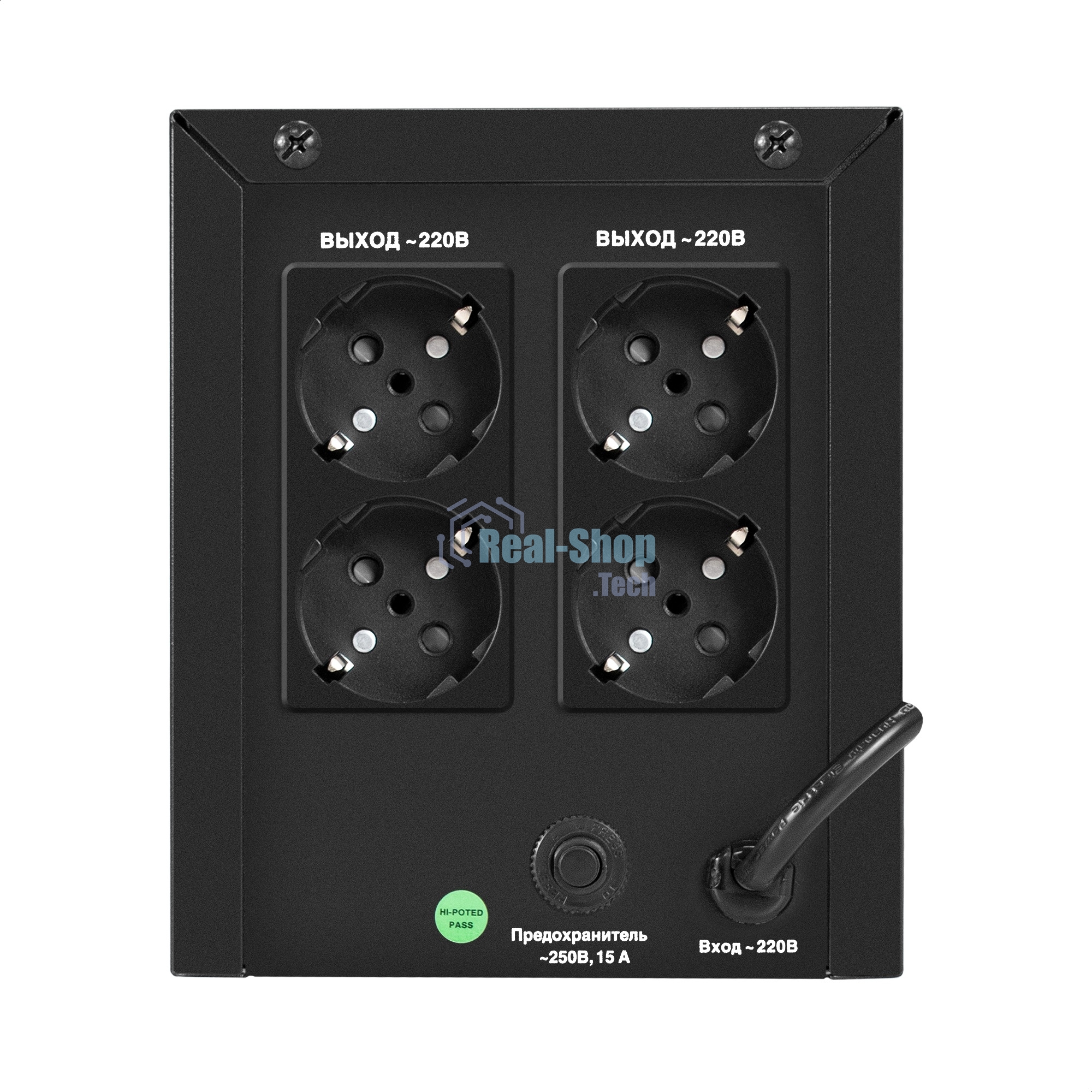 Источник бесперебойного питания ExeGate Smart LB-2000.LCD.AVR.4SH (2000VA/1200W, цветной LCD, AVR, 4*Schuko, батарея 12V 9Ah - 2 шт., металлический корпус, Black)