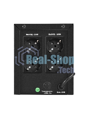 Источник бесперебойного питания ExeGate Smart LB-2000.LCD.AVR.4SH (2000VA/1200W, цветной LCD, AVR, 4*Schuko, батарея 12V 9Ah - 2 шт., металлический корпус, Black)