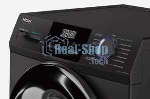Стиральная машина Haier HW80-BP12929DE черный, загрузка фронтальная 8 кг, 1200 об/мин, класс A+++