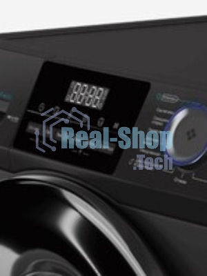 Стиральная машина Haier HW80-BP12929DE черный, загрузка фронтальная 8 кг, 1200 об/мин, класс A+++