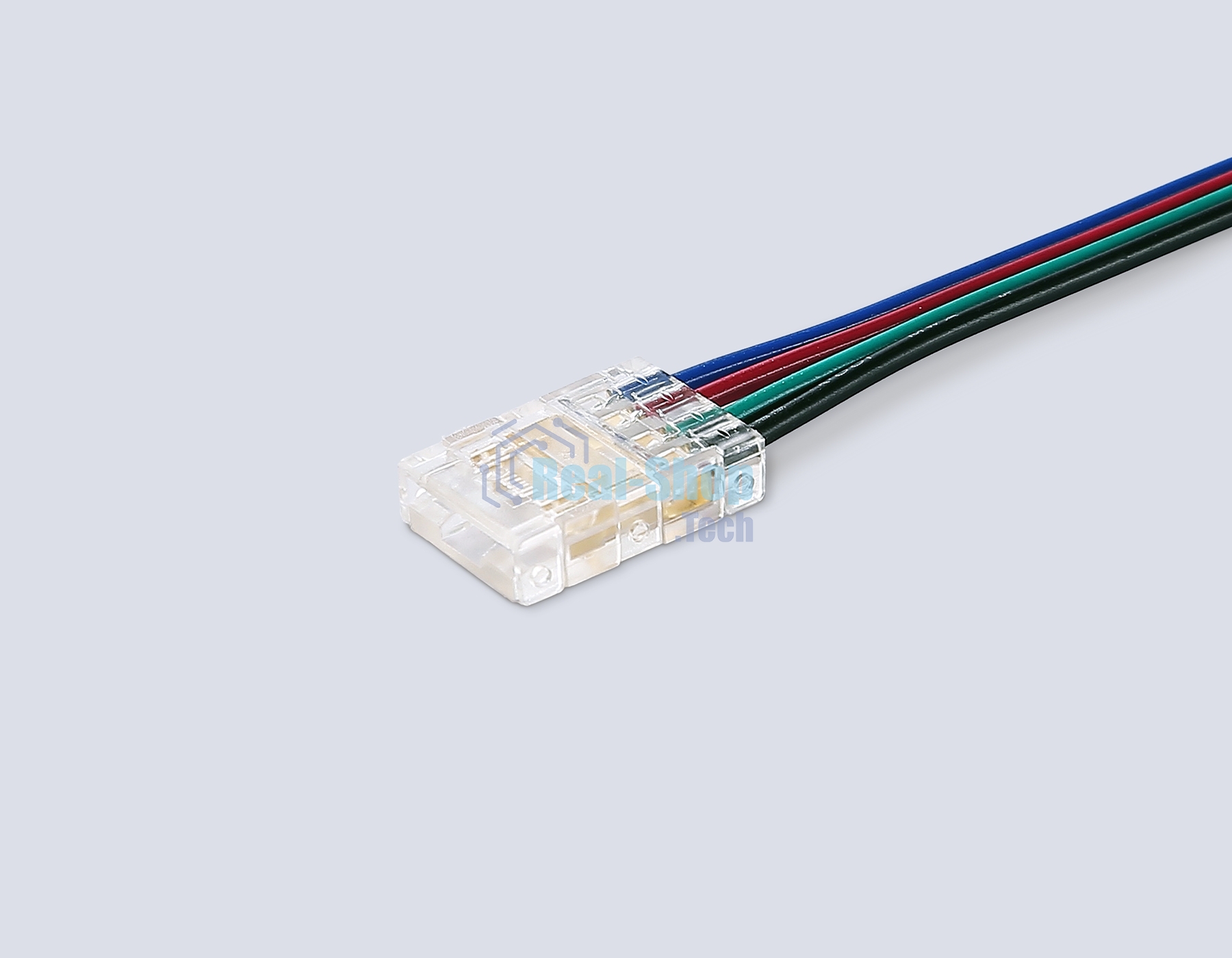 GS7411 Соединитель гибкий односторонний COB RGB 12/24V для лент 10mm (4 конт.) (5шт)