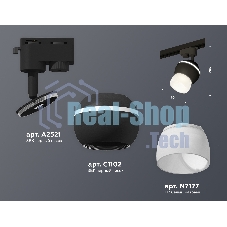 Светильник Ambrella light XT1102074 SBK/FR черный песок/белый матовый MR16 GU5.3 LED 3W 4200K (A2521, C1102, N7177)